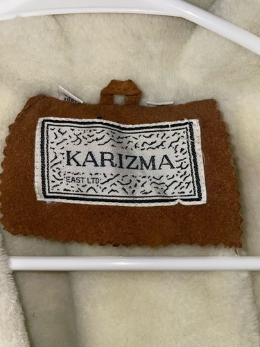 Vintage Karizma Genuine Suede Bomber Jacket with Faux Fur - photo 3