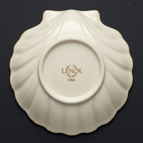 Vintage Lenox Ivory Porcelain Gold Rim Collection Set of 6 - photo 3