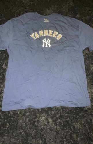 New York Yankees Majestic 2000s T-Shirt Navy