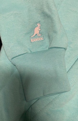 Kangol Men's Plush Fleece Hoodie Green - photo 2