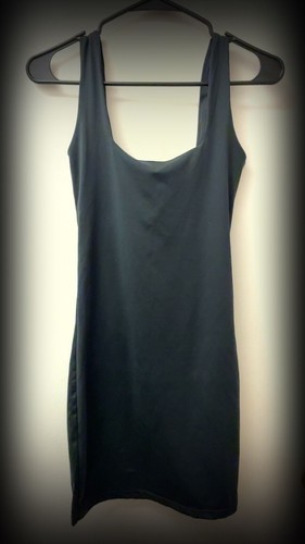 Cotton On Black Scoop Neck Sleeveless Mini Dress Size XS