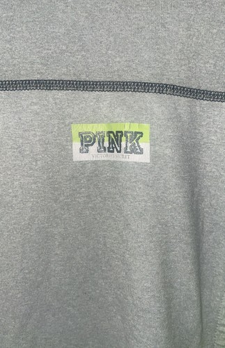 Victoria's Secret PINK Ultimate Funnel Neck Gray Neon Pullover - photo 4