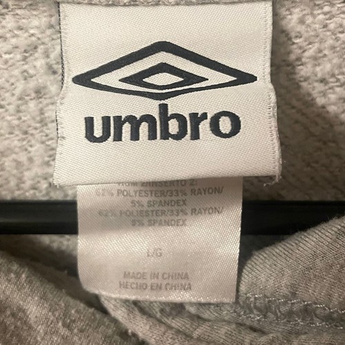 Umbro Grey Women's Pullover Hoodie with Raised Logo Size M - photo 2