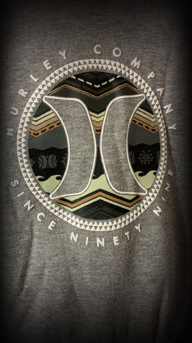 Hurley Boys Gray Graphic Fleece Pullover Hoodie - photo 2