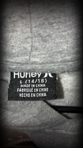 Hurley Boys Gray Graphic Fleece Pullover Hoodie - photo 3