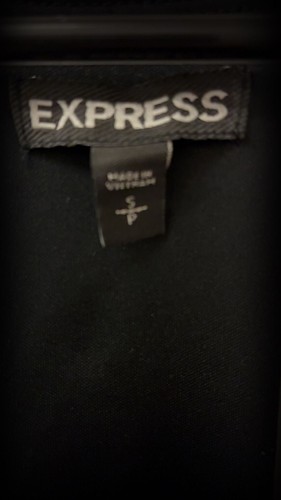 Express Black Cowl Neck Ruched Racerback Bodycon Dress Size S - photo 3