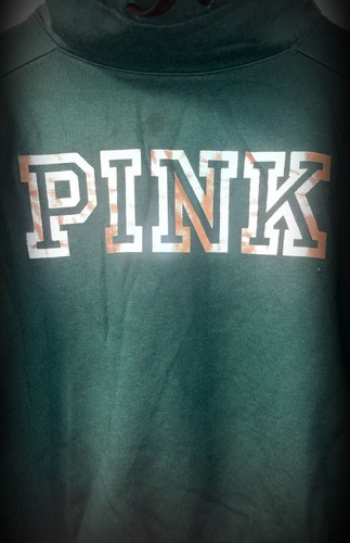 Victoria's Secret PINK Everyday Lounge Cowl Neck Pullover Green - photo 2