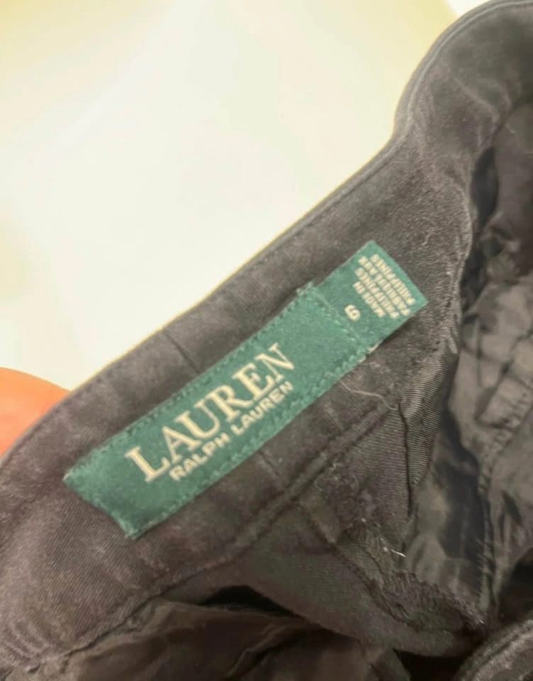Lauren Ralph Lauren Black Cropped Dress Pants - Size 6 - photo 5