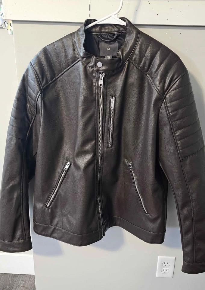 H&M leather jacket Brown - photo 2