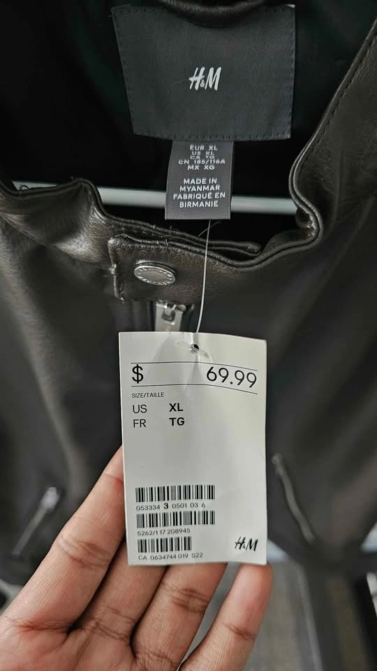 H&M leather jacket Brown - photo 3