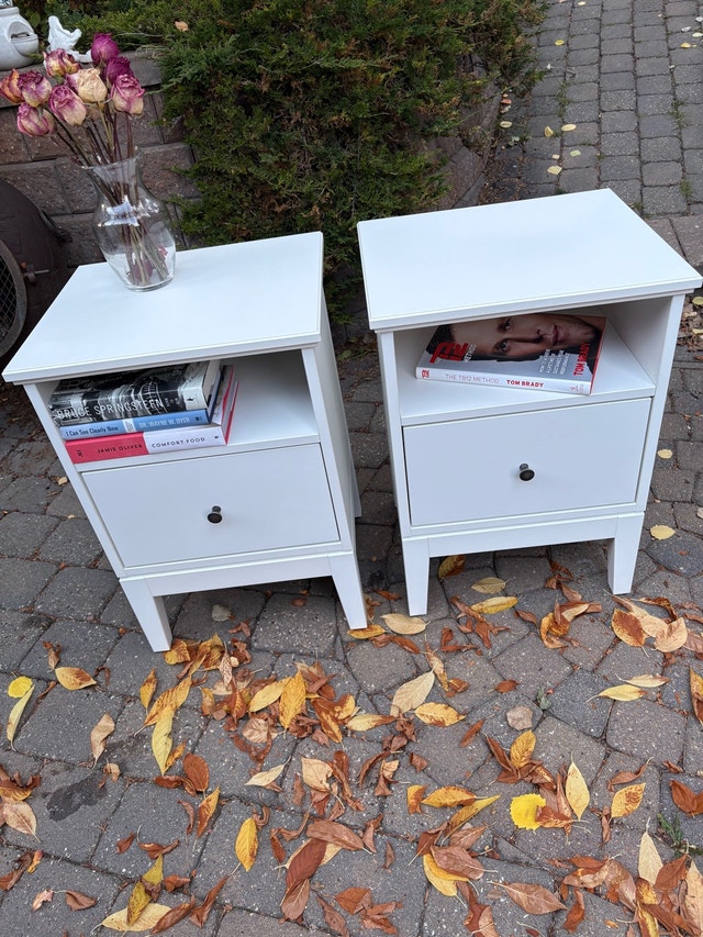 IKEA IDANAS nightstand set of two
