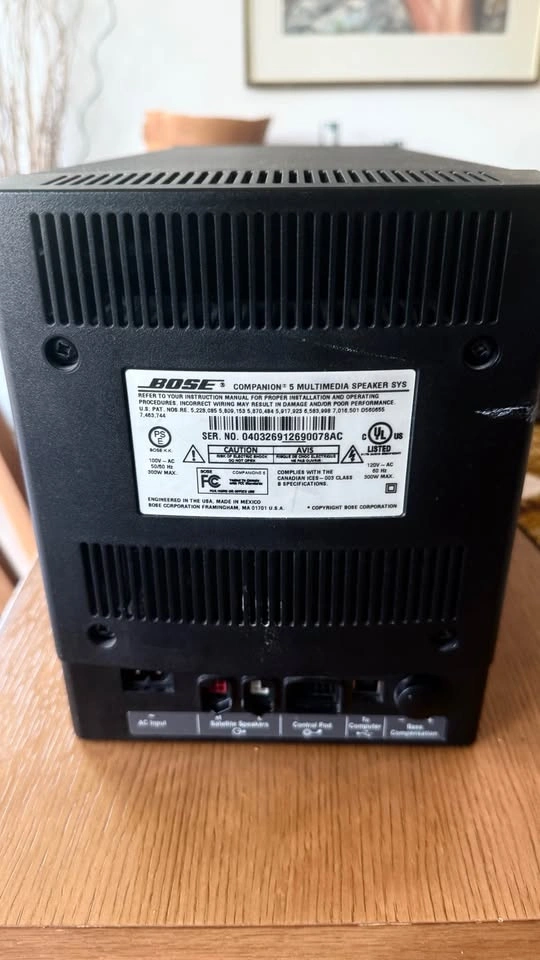 Bose Companion 5 computer speaker system - photo 2