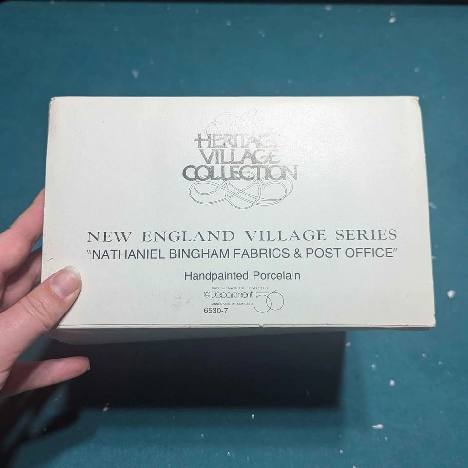 Department 56 New England Village Nathaniel Bingham Fabrics - photo 3