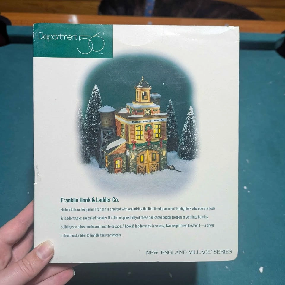 Department 56 - New England Village Series - Franklin Hook & Lad - photo 2