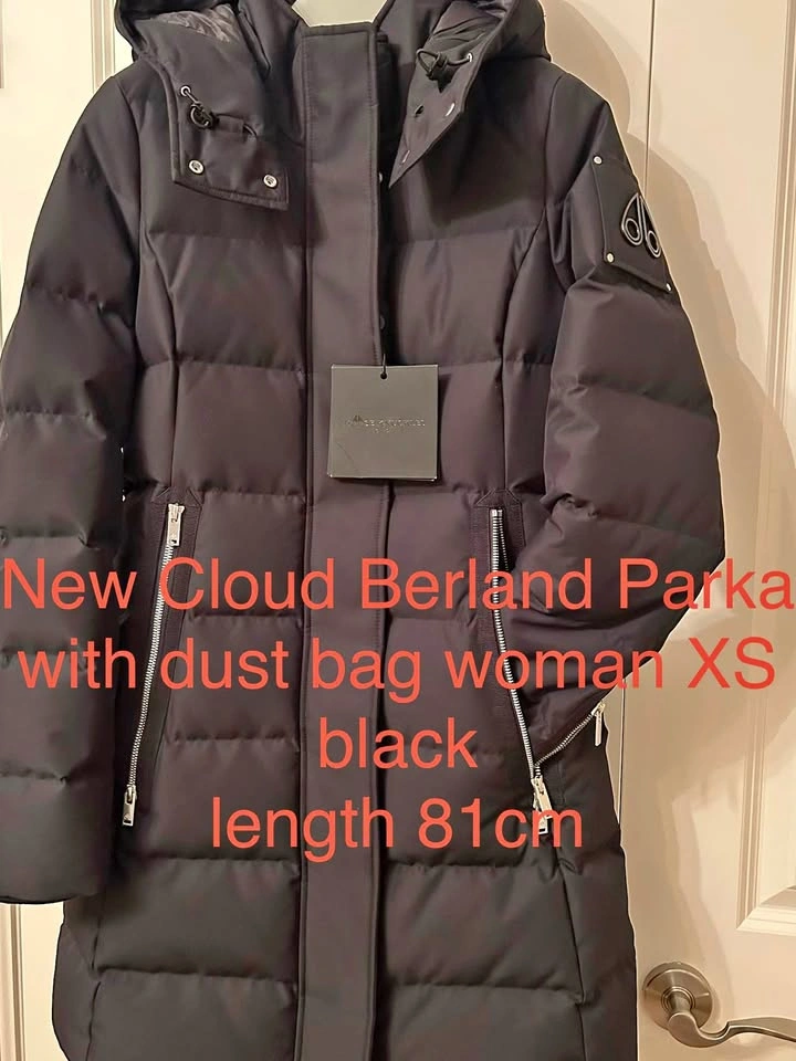 Brand New Moose Knuckles Cloud Berland Parka - Women's XS Black