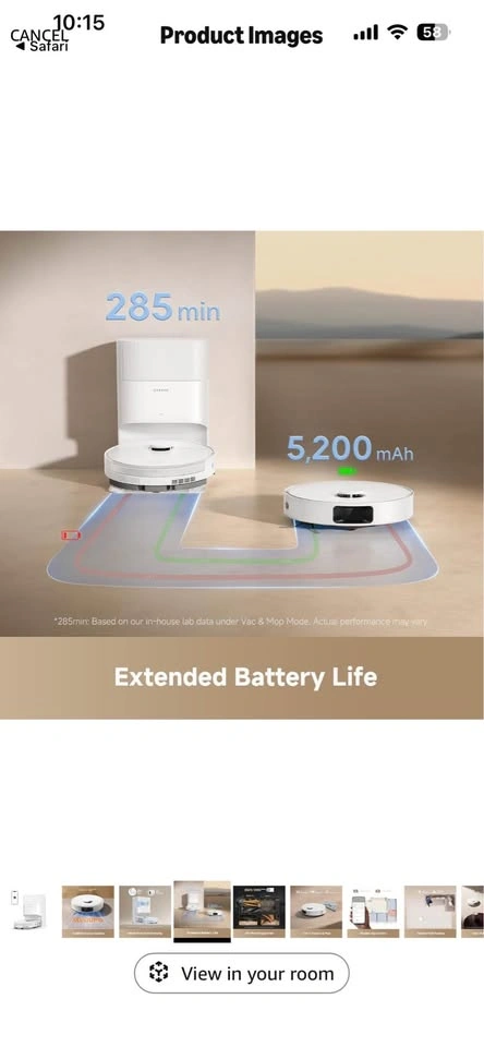 Dreame Robot Vacuum and Mop with Auto-Empty Base Brand New Seale - photo 4