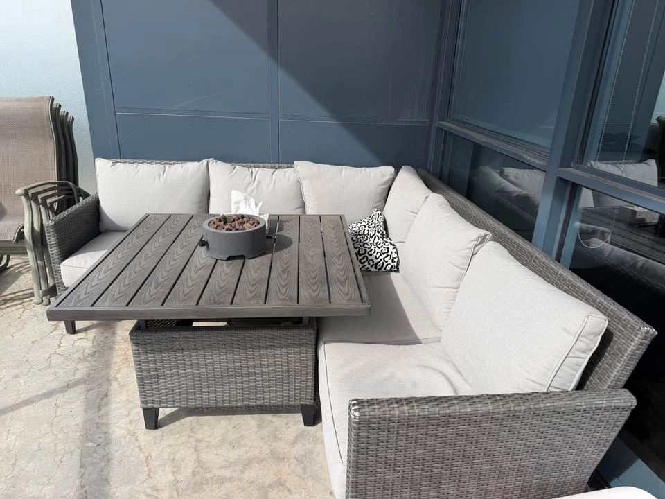 CANVAS Renfrew Square Outdoor Patio Set with Fire Pit - photo 2