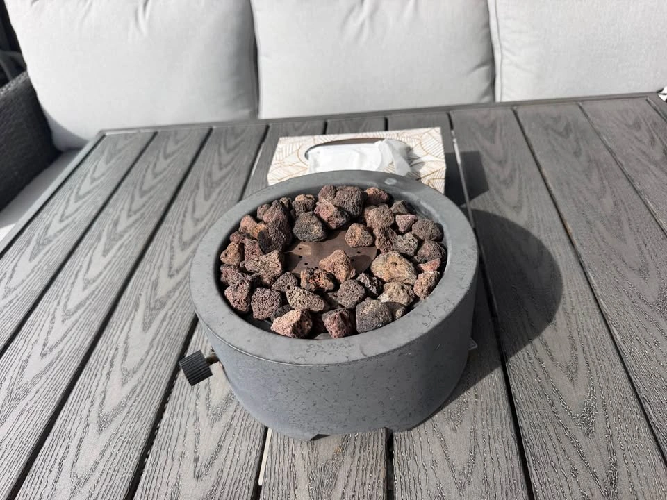 CANVAS Renfrew Square Outdoor Patio Set with Fire Pit - photo 5