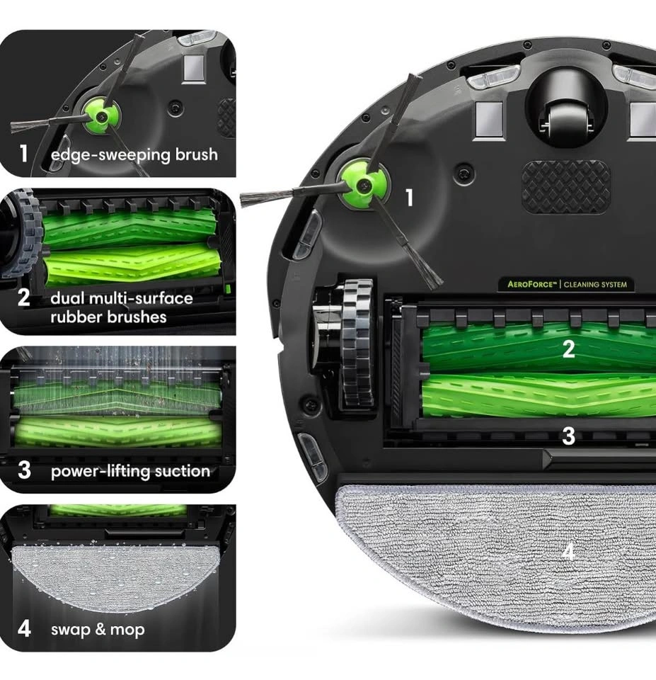 iRobot i5 Roomba Combo Robot Vacuum and Mop plus Accessories - photo 3