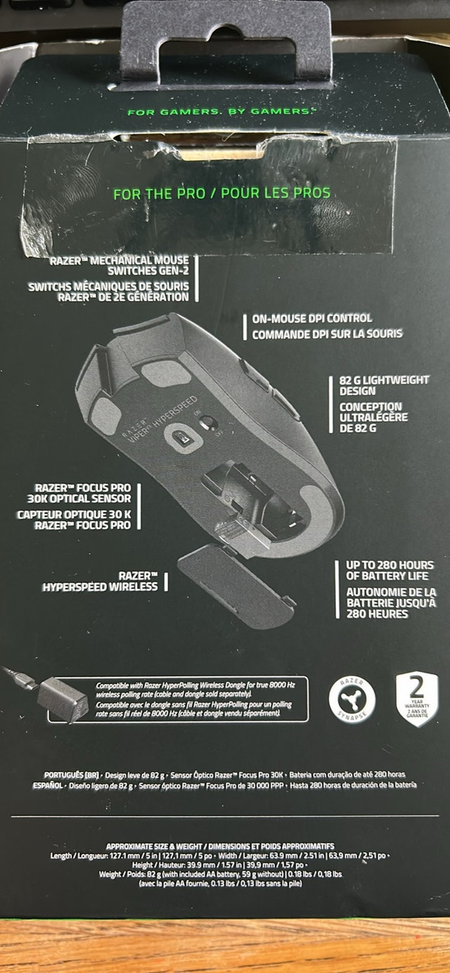 Razer Viper V3 HyperSpeed Wireless Mouse - photo 3