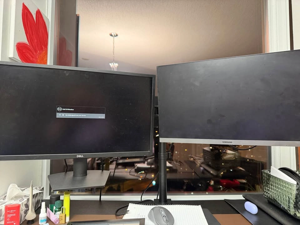 Dell SE2422H and Samsung 24" Dual Monitor Setup - photo 2