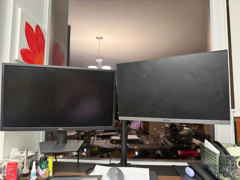Dell SE2422H and Samsung 24" Dual Monitor Setup - photo 3