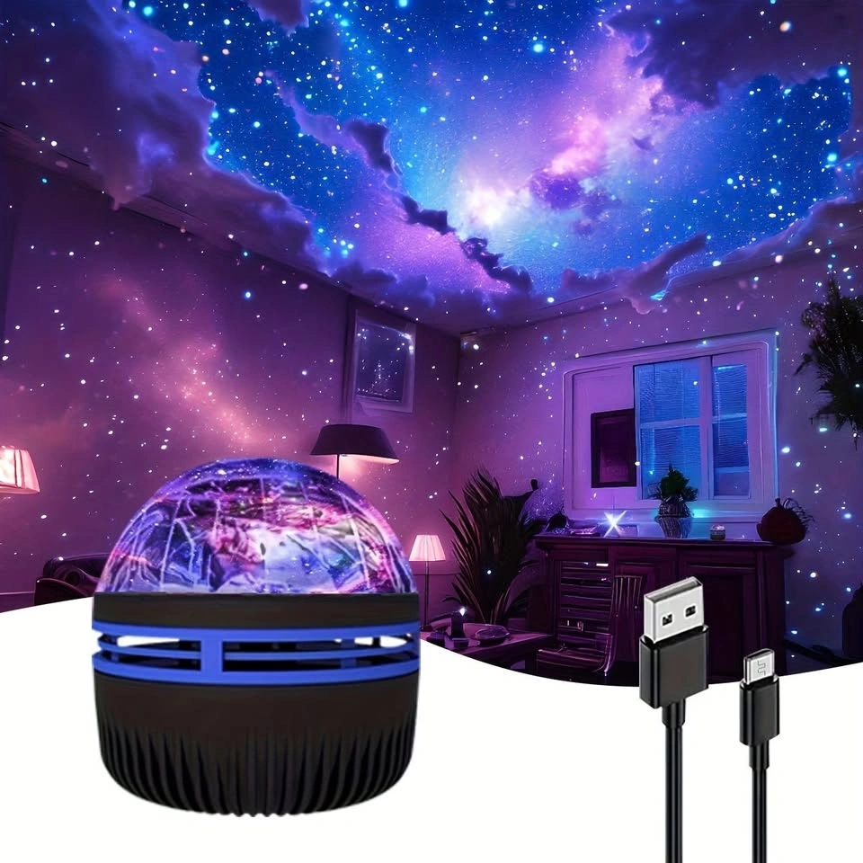 Aurora Night Light Projector – Multi-Color LED Lamp for Bedroom - photo 5