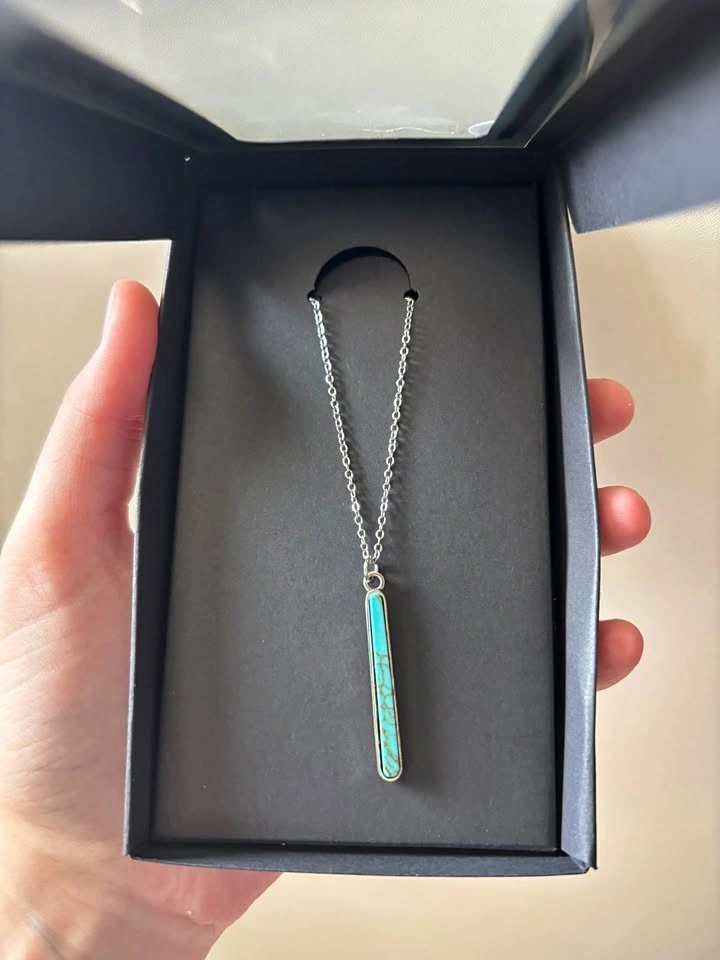 Blue Whisper turquoise necklace