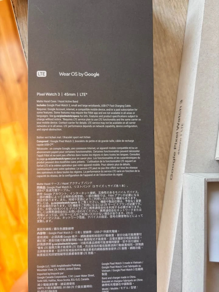 Brand new - Google Pixel Watch 3 LTE 45mm - photo 5