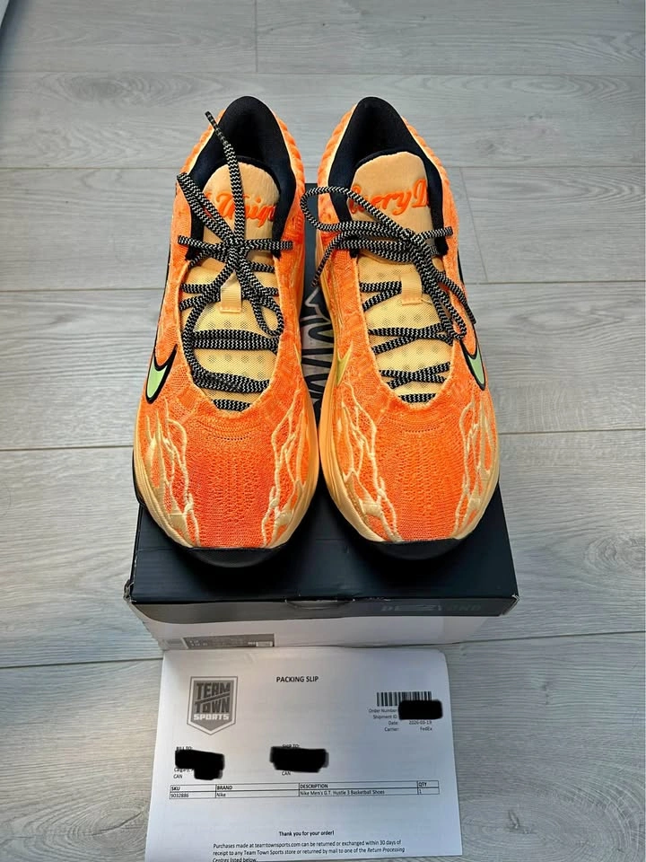 Nike Air Zoom G.T. Hustle 3 (Melon Tint/Orange) – Size 12