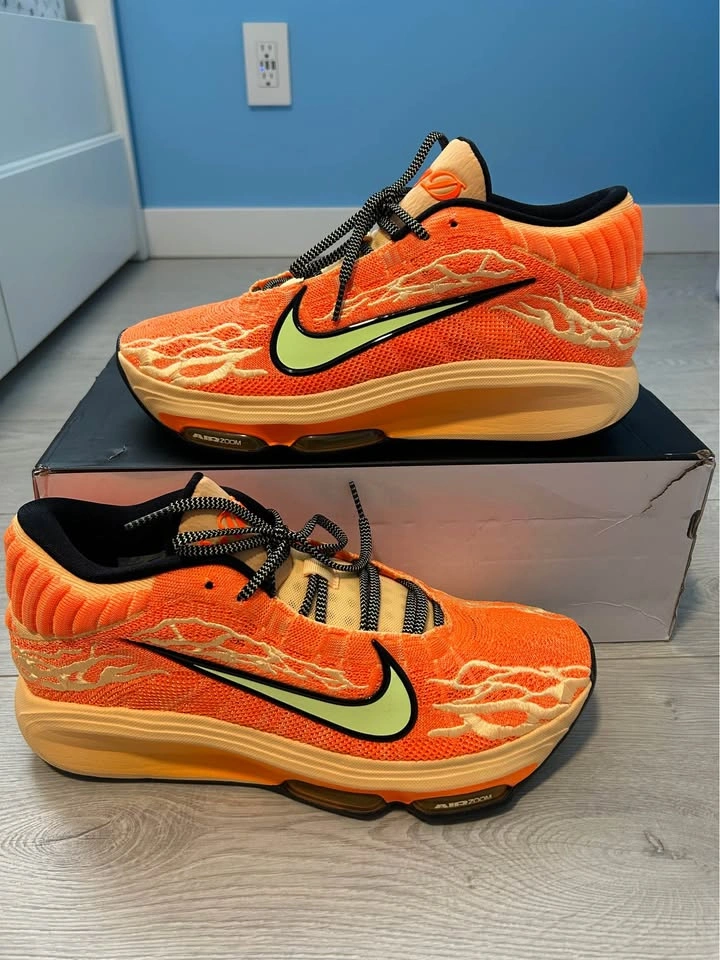 Nike Air Zoom G.T. Hustle 3 (Melon Tint/Orange) – Size 12 - photo 2