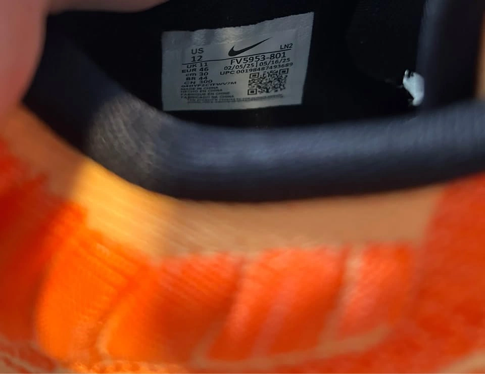 Nike Air Zoom G.T. Hustle 3 (Melon Tint/Orange) – Size 12 - photo 4