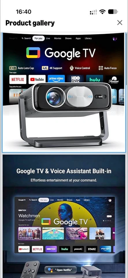 Pemoon Neo X1 Projector with Google TV
