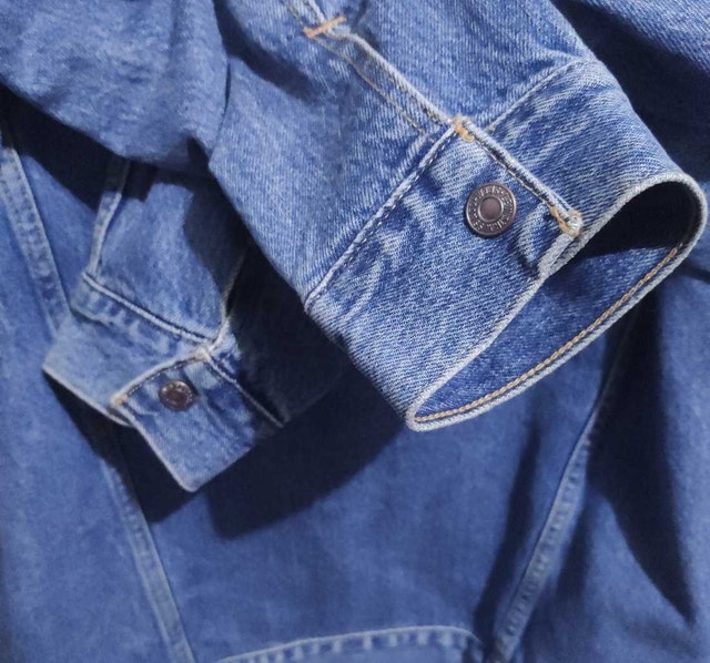 Levi's Fur-lined Winter Denim Jacket Size L Womens - photo 5