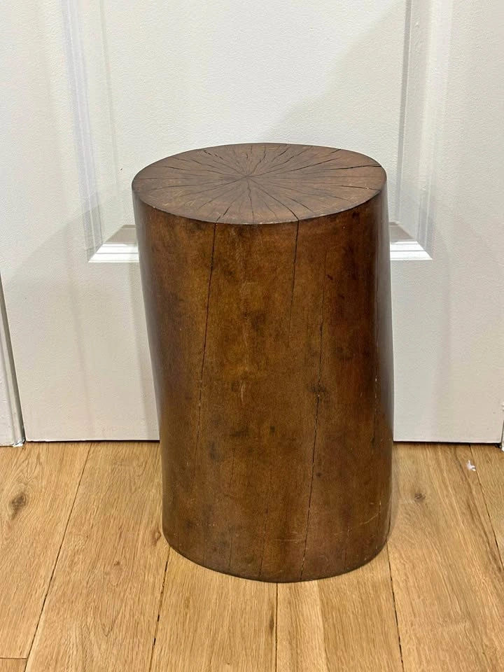 Hand made wooden stump