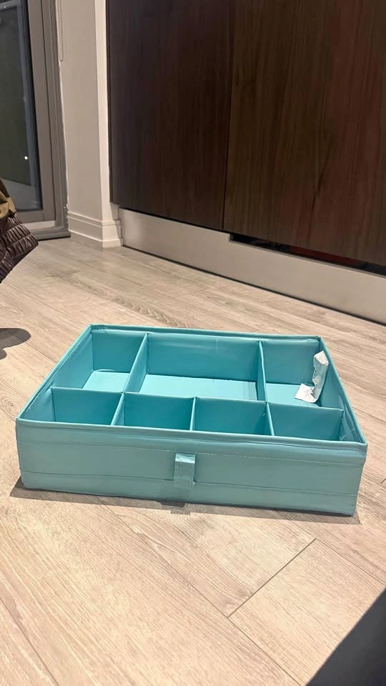 IKEA Light Blue Fabric Drawer Organizer