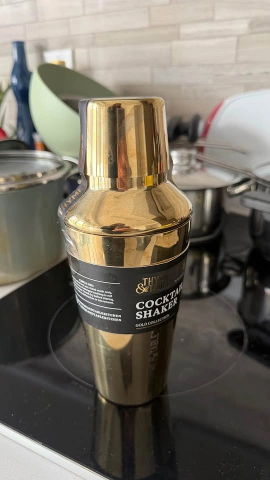 Thyme & Table Gold Cocktail Shaker 18 oz - photo 2
