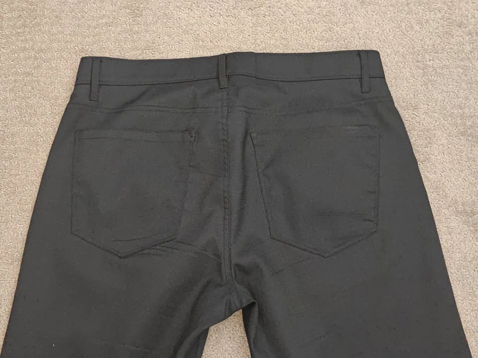 Perry Ellis Men Slim Fit Stretch Business Casual Pants – 32x32 – - photo 5