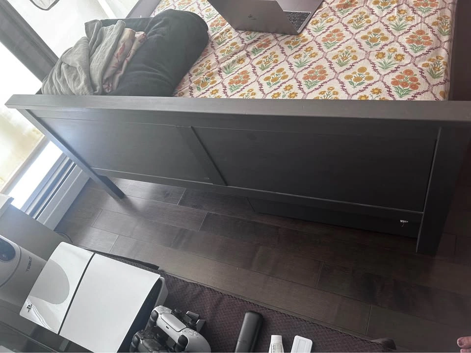 Dark Wood Daybed with Large Storage Drawer - photo 4