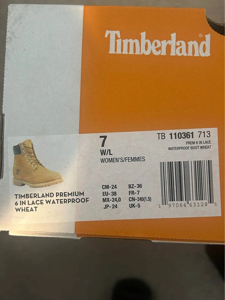 Timberland Premium 6-Inch Waterproof Boots Women's Size 7 - photo 2