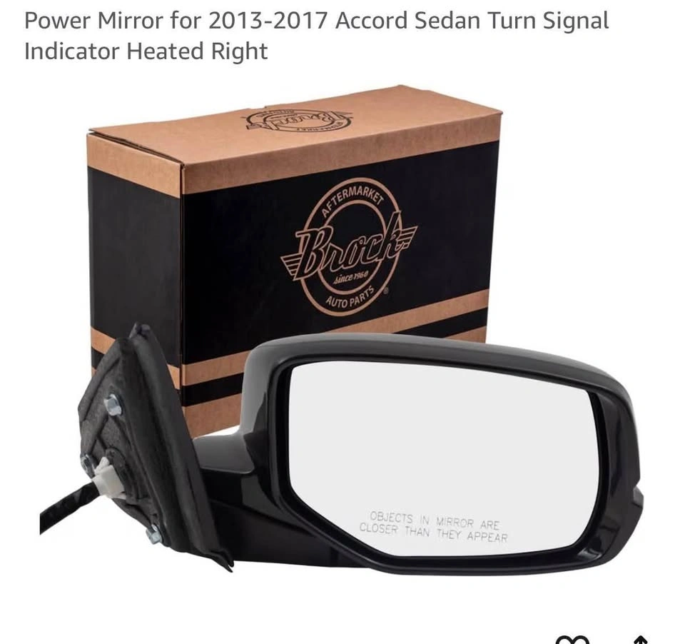 Brand new Right side mirror fits on 2013-2016 Accord Sedan - photo 2