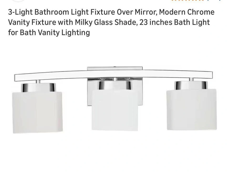 Dosaty 3-Light Bathroom Vanity Light Fixture 23-inch