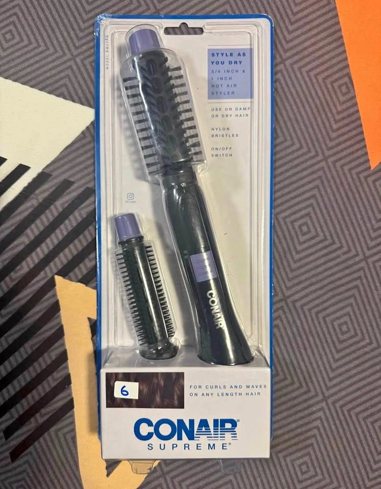 Conair Supreme 2-in-1 Hot Air Hair Styling Brush