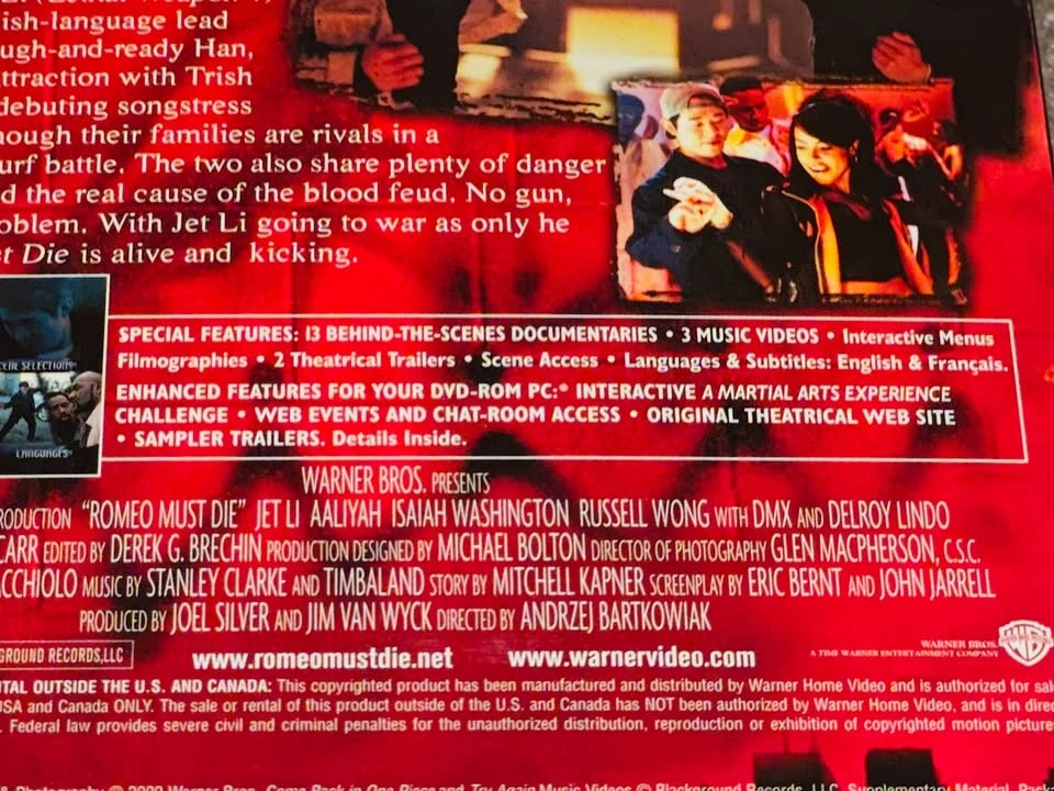 Romeo Must Die - DVD Movie - Jet Li & Aaliyah - photo 5