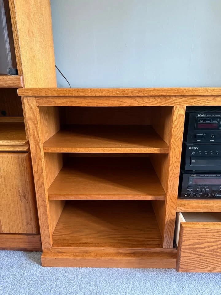 Solid Oak Centre Console / Storage Cabinet – $380 OBO - photo 2