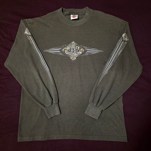 Harley Davidson Shirt Lot 7 Mens L Long Sleeve Y2K