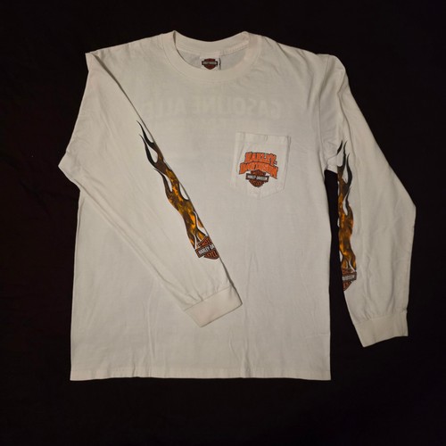 Harley Davidson Shirt Lot 7 Mens L Long Sleeve Y2K - photo 5
