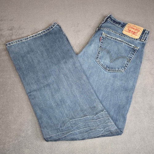 Vintage Levis 567 Loose Boot Cut Jeans Men 32x31