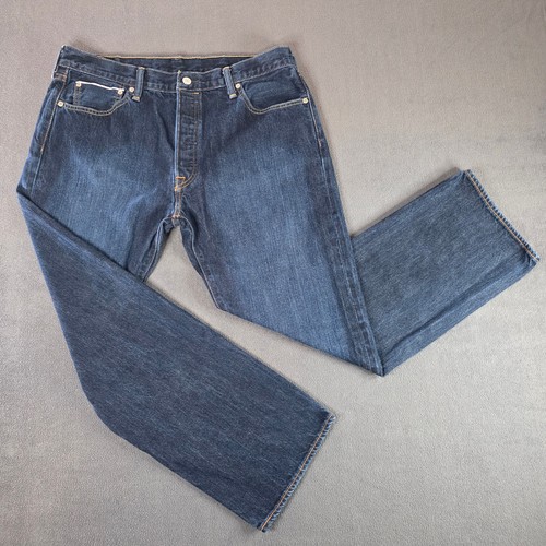 Levi’s 501 Original Fit Selvedge Denim Jeans 36x29 - photo 4