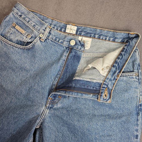 Vtg 90s Calvin Klein Easy Fit Jeans Altered Men 32x24 - photo 2